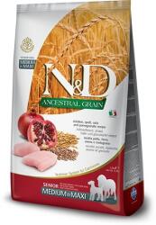N&D Low Grain Senior Medium & Maxi - Chicken & Pomegranate 2x12 kg