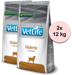 Vet Life Natural Diet Dog Diabetic 2x12 kg
