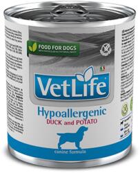 Vet Life Hypoallergenic duck & potato 12x300 g