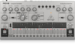 BEHRINGER RD-6-SR analóg dobgép, 8 dobhang, 16 lépéses szekvenátor, torzító, ezüst