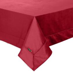 Eurofirany Egyszínű bársony asztalterítő Bordó 145x220 cm (HS421136)