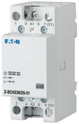Eaton installációs kontaktor, 3z+1ny, 25A (AC1), 230V AC, z-sch230/25-31-248846 (248846)
