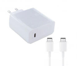 Huawei hálózati töltő USB-C aljzat (5V/2A, 65W, PD gyorstöltő + USB-C kábel) fehér (HW-200325EPO) gigapack csomagolás