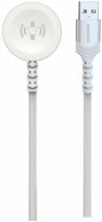 SWISSTEN fonott mágneses kábel Apple Watch-hoz fém, USB-A 1, 2 m fehér (22065501)