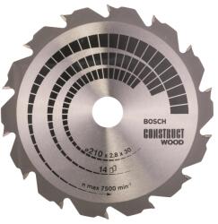 Bosch fűrészlap Construct Wood 210 x 30 x 2, 8 mm (2.608.640.634)