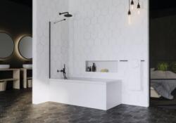 Radaway Idea Black PNJ fekete kádparaván 100 (100010100-54-01)