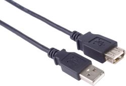 PremiumCord USB 2.0 0, 5m, fekete, hosszabbító (kupaa05bk)