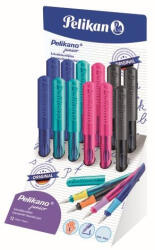 Pelikan Stilou pelikano junior, penita l, grip ergonomic, pentru stangaci, 1 patron mare albastru inclus (606905)