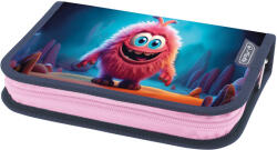 Herlitz Penar neechipat cu 1 clapa Herlitz 400198267, Motiv pink monster (400198267) Penar