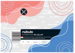 Nebulo Rajzlap famentes A4, papírszalagos 10 ív/csomag, Nebulo (P-RFM-A4/10-PSZ) - web24