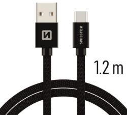 SWISSTEN USB-C 1, 2m, fekete (71521201)