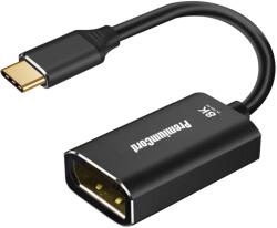PremiumCord USB-C-DisplayPort DP1.4 8K@60Hz és 4k@120Hz adapter (ku31dp10)