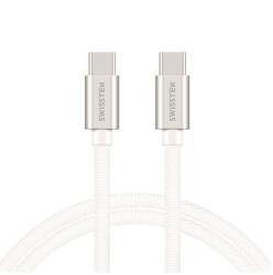SWISSTEN USB-C to USB-C 2m, ezüst (71528202)