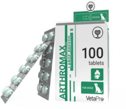 VetaPro arthromax 100tab cut suport articulatii si cartilaje caini rase mari