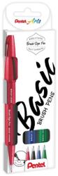 Pentel Brush Sign Pen SES15-4 - 4 db szett (SES15-4)