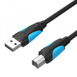 Vention USB-A 2.0 A - USB-B 2.0 nyomtató kábel 8m fekete (VAS-A16-B800) (VAS-A16-B800)