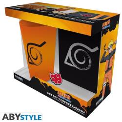ABYstyle Naruto Shippuden - pohár, jegyzetfüzet és kitűző