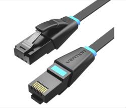 Vention Flat Cat. 6 UTP Patch Cable, 1m, fekete (IBJBF)