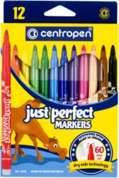 Centropen Perfect 2510 marker, kiszáradásmentes, 12 db