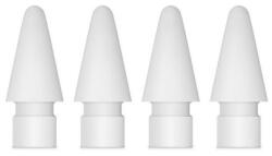 Apple IPAD APPLE Pencil Érintőképernyő Ceruza Póthegy - 4db, szilikon, MLUN2ZM/A utód, Fehér