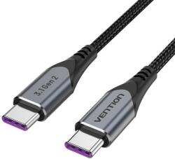 Vention USB-C 3.1 Gen2 100W 10Gbps Cable 1M Gray Aluminum Alloy Type (TAHHF)