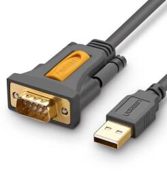 UGREEN USB 2.0 to RS-232 COM Port DB9 (M) Adapter Cable Black 1, 5m (20211)