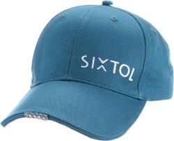 SIXTOL B-CAP Baseballsapka LED világítással, 25 lm, tölthető, USB, univerzális méret, kék (SX5031)