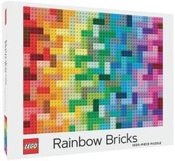 Chronicle Books Puzzle LEGO® Szivárványos kockák 1000 darab