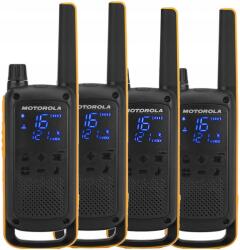 Motorola Talkabout T82 Extreme Quad Pack rövidhullámú 16 kan. Fekete, Poma (5031753007225)