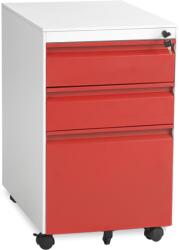 Carmen Офис контейнер Carmen CR-1249 L SAND - червен-сив - BestPC