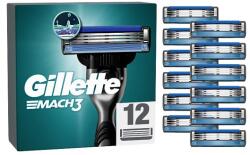 Gillette Mach3 Borotvabetétek Férfi Borotvához, 12 db Borotvabetét