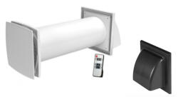 Vents Solo RA1-50-9 R V. 2 Hővisszanyerős légkezelő távirányítóval Szürke ereszelemmel