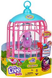 Moose Little Live Pets Papagáj Kalitkában Hangrögzítő Funkcióval - Polly Pearl