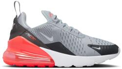 Nike Юношески маратонки Nike Air Max 270 React Junior Trainers - Grey/Red