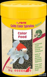 Sera Nature Goldy Color Spirulina - granulátum táplálék aranyhalak számára (100ml)