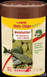 Sera Wels Chips Nature- táplálék díszhalak számára (100ml/38g)
