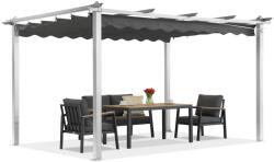 Garden Point Barbados terasz pergola 3x4 m Garden Point fehér-antracit (GAP1341)