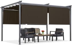 Garden Point Barna terasz pergola redőnyökkel La Palma 3x4 Garden Point (GAP850R)