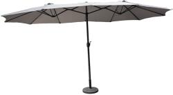 Garden Point Merida dupla kerti napernyő 2, 7 x 4, 5 m szürke Garden Point (GAP1003)