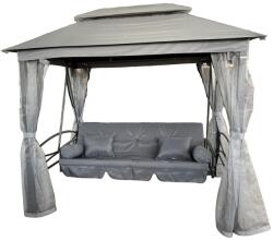 Garden Point Huśtawka ogrodowa metalowa Nicea Premium Garden Point szara (GAP1004)