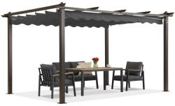 Garden Point Barbados terasz pergola 3x4 m Garden Point fa-antracit (GAP1345)