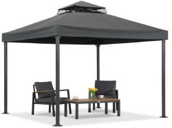 Garden Point Antracit kerti pavilon Valencia 3x4 m Garden Point (GAP982)