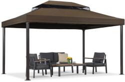Garden Point Barna kerti pavilon Valencia 4x4 m Garden Point (GAP970)