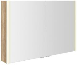 SAPHO ALIX tükrösszekrény LED világítással, 106x70x17, 5cm, Alabama tölgy (AX106-0022) (AX106-0022)