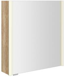 SAPHO ALIX tükrösszekrény LED világítással, 66x70x17, 5cm, Alabama tölgy (AX166-0022) (AX166-0022)