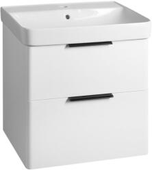 SAPHO AQUALINE DENEB mosdótartó szekrény fogantyú nélkül, 56, 5x55x43, 5cm, matt fehér (DN260) (DN260)