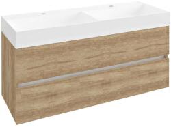 SAPHO ODETTA mosdótartó szekrény, 118x50x43, 5cm, Alabama tölgy (DT120-2222) (DT120-2222)