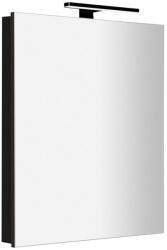 SAPHO GRETA LED tükrösszekrény, 60x70x14cm, matt fekete (GR065-0035) (GR065-0035)