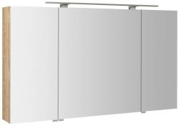 SAPHO MIRRÓ tükrösszekrény LED világítással, 120x70x16cm, alabama tölgy (MC121-0022) (MC121-0022)