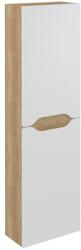 SAPHO WAVE II állószekrény 2 ajtóval, balos/jobbos, 40x140x20cm, fehér (WA250-3022) (WA250-3022)